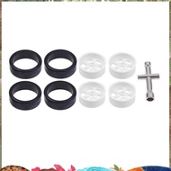 K969-01 K969-02 Wheel Rim Hub with Tire for  K969 K979 K989 K999 P929 P939 1/28 RC Drift Car Spare P