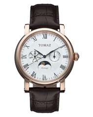 Tomaz Mens Watch TQ007 (Rose Gold/Cream)
