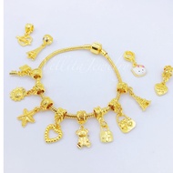 Accessories <C16> Accessories Trendy Dangling Charm 999.9 Gold Plated