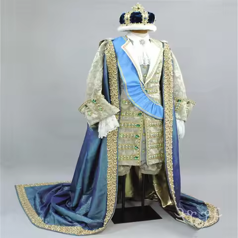 Tudor Elizabethan King Henry VIII Mens Luxurious Costume Renaissance Royal Noble Count Nobleman Veni