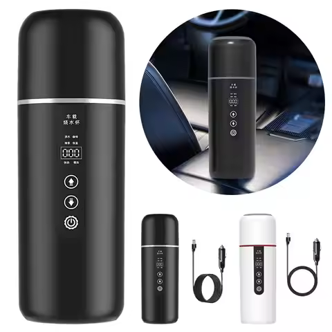 Car Electric Kettle Smart Temperature Control 37-50Β°C Adjustable Auto Keep Warm SUS304 Steel Baby Mi