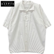 Homme Plisse Issey Miyake HP53FJ001 白色短袖褶皺襯衫 2