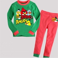 Cute Birds Pajamas Toddler Boys Kids Pyjamas Clothes Xmas Homewear ASD574
