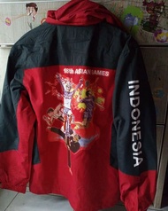 Jaket Asian Games Merah Gore tex Jokowi