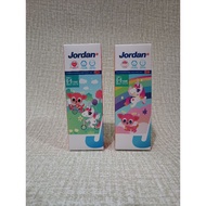 JORDAN KIDS TOOTHPASTE STEP 1 STEP 2 - CHILDREN'S TOOTHPASTE