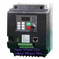 Inverter Variable Speed Driver VFD 4Kw input 220V 1Ph - 380V 3Ph - 4Kw/55Hp