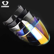 SOMAN SOMAN Motorcycle Helmet Lens SM523 Half Helmet Lens Windproof Rainproof Dustproof