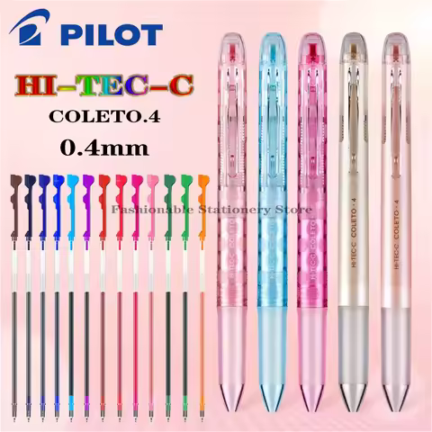 Japan Pilot HI-TEC-C Coleto Multi-Function Pen Rod (no Refill) 4&1 3&1 0.4mm Colorful Refill Back To
