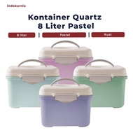 SendfastBoz- Indokurnia 8 Liter Pastel Quarts Box Container