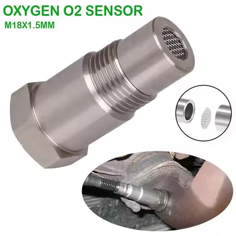 1/2PCS CEL Fix Oxygen Sensor Adapter For Off-road Performance Oxygen O2 Sensor M18X1.5 For OFF Road 