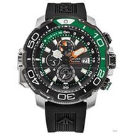 CITIZEN BJ2168-01E Promaster Marine Eco-Drive Diver Rubber Black Green