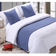 bantal sofa bed runner hotel bed scarf syal tempat tidur modern turqis - biru muda b.sofa 40x40