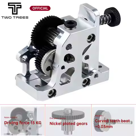 Twotrees HGX-LITE-Extruder Dual Gear Extruder 3D Printer Parts All Metal High Quality Hardened Steel