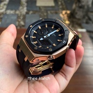 นาฬิกา Gshock AP rubber CASIOAK Gen3 Black Rosegold Edition