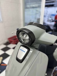 【COD】Honda giorno 125 คาร์บอนลาย 4 ชุด 4 ชิ้น ครอบไฟหน้า ครอบไมล์ ครอบโลโก้ ครอบไฟท้าย