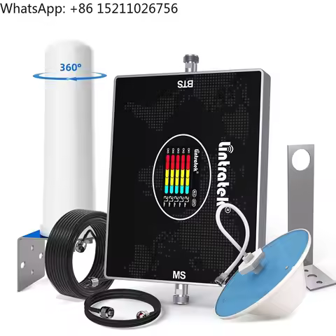 Lintratek GSM Repeater 5 Band 800 900 1800 2100 2600mhz 3G 4G AGC Cellular Phone Gsm Mobile LTE Netw