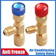 R410a R22 Refrigeration Tool Air Conditioning Safety Valve Adapter Fitting Refrigeration Charging Copper Adapter for R410A