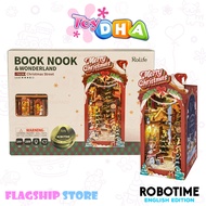 CNY | Robotime Rolife Christmas Street DIY Book Nook Shelf Insert Puzzles (TGC06)