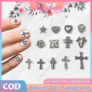 3D Nail Stickers Nail Art Accessories Cross Vintage/ Nail Art Metal/Nail Art Decoration