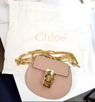 Chloe Mini Drew 小廢包 Backpack/ waistbag (blush pink) leather