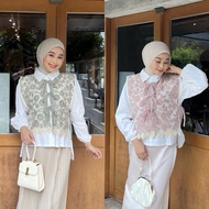 Dezhaf - Dyra Vest / Brocade Vest / Embroidered Vest / Vest