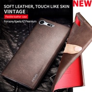 X-Level Case For Sony Xperia XA2 Ultra XZ Premium XZ Z5 Luxury Vintage Slim PU Leather Back Cover