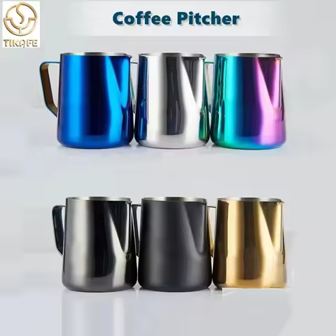 Milk Frothing Pitcher 304 Stainless Steel Motta Milk Jug Frother Latte Art Cup Milk Frothing Pitcher