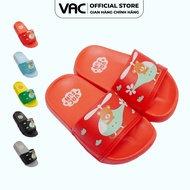 EVA children's sandals with cute bear flying a plane - E221C-1A cross-strap sandals for boys and gir