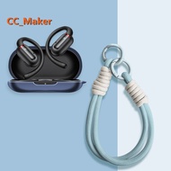 For Anker Soundcore V20i Case Cute Solid Color Lanyard Pendant Silicone Soft Shell Suitable for Anke