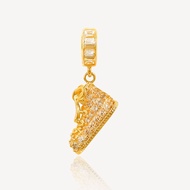916 Gold Shoe Charm