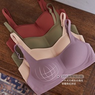 新品限时特价【Gladys Wear】Suji 日本素肌同款复古小方领乳胶内衣 Adjustable Strap Light Padded Seamless Latex Bra Invisible Hooks 无痕无钢圈少女学生内衣女薄款大胸显小防下垂小胸聚拢文胸罩