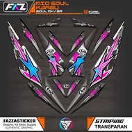 STRIPING MIO SOUL OLD MFX4/SOUL Z CARBON/STICKER SOUL OLD MX/STICKER SOUL CARBON STICKER SOUL 115