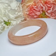No.225 High Ice Transparent Strawberry Bracelet Inner Diameter 55mm Ring Mouth She Taicui Size: 55.3