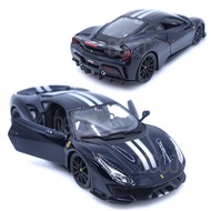Bburago | Deco 124 Ferrari 488 Pista Dark Navy Diecast