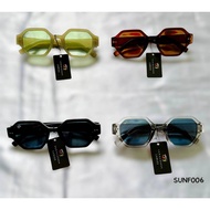 Fashion Sun Shades Sunglasses for Adults with Free Pouch Available in 4 Colors SUNF006