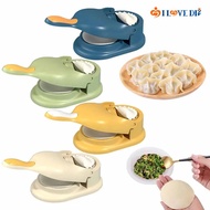 Dual-use Dumpling Maker Machine/ Food Grade Plastic Dumpling Mould/ Kitchen Labor-Saving Dough Pressing Tool