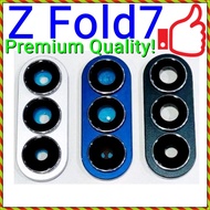 (Replace Crack Glass) NEW ORI Rear Camera Lens Cover Frame SAM(SUNG) Galaxy Z Fold7 / Fold 7 5G / F9