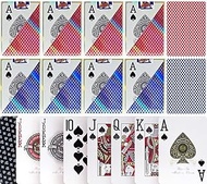 TX GIRL 10pcs/set Plastic Playing Cards Texas Hold'em 2 Side Frosted Anti-slip Poker Waterproof PVC