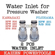 2pcs Pressure Washer Accessories - Water Inlet for Kawasaki, Fujihama, Maxipro, Suzuki, Mantra, Innova, Lutian