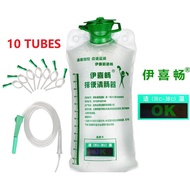 Reusable Enema Kit 1.2L with 10 Tubes Colon Cleansing Colon Enema