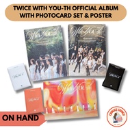 [SEALED] TWICE WITH YOU-TH YOUTH SEALED ALBUM Photocard Set & Poster | Forever Glowing Blast