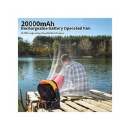 Westtree 20000Mah Camping Fan Battery Powered FanPortable Fan Battery