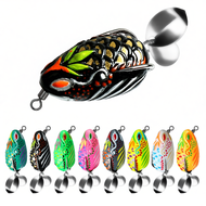Umpan Katak Casting Fishing Lure 3.5cm/5.7g Soft Frog Mini Soft Lure Double Upgraded Hook Top Water
