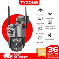 TYZONG v380 pro HD 1080p wireless dual lens outdoor waterproof 360 cctv with audio and speaker IP Security Cameras wifi cctv camera for house full color night vision surveillance camera