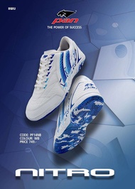 รองเท้าฟุตซอล แพน [PAN] PF14NB รุ่น NITRO [ลิขสิทธิ์แท้] 💯 ไซส์ 39-45 #พร้อมส่ง