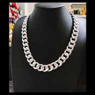 銀革手作 925 純銀 訂造 特重 牛仔鏈 古巴鏈 頸鏈