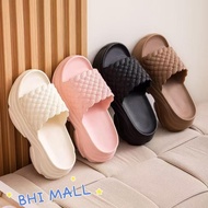 Sepatu Sandal Wedges Wanita Premium Slip On Kekinian Ringan Sandal Selop Jelly Karet