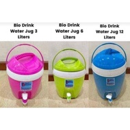 BIODRINK WATER JUG 3,6and 12 liters