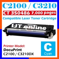 Compatible to Fuji Xerox DP C2100 C3210 CT350486 Cyan Color DocuPrint C2100 C3210DX C3210FS DPC2100 