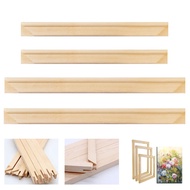 RUOPOTY DIY Frame Wood Frame For Canvas Oil Painting Nature Wood DIY Light And Safe Nature Frame For